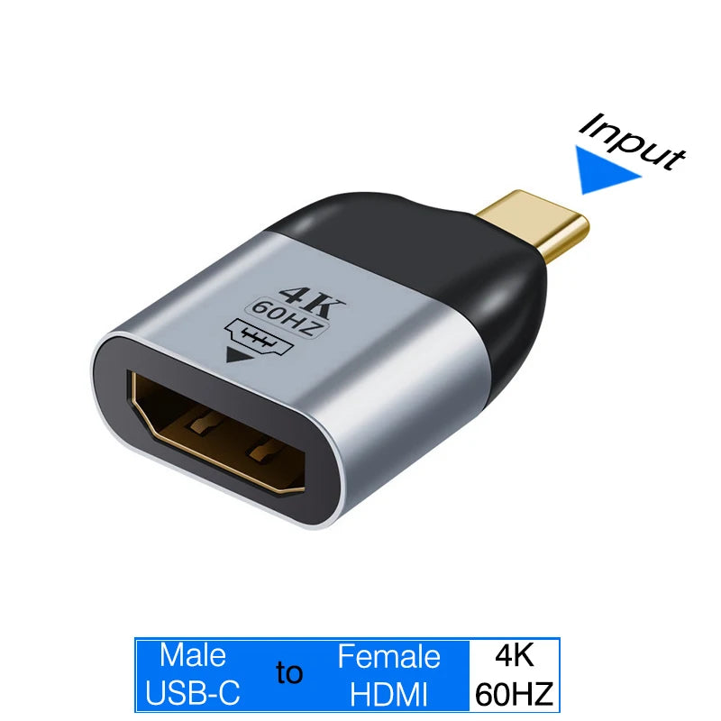 USB C To HDMI Adapter 4K 8K 60HZ Cable USB Type-C to DP miniDP 1.4 Converter VGA HDTV Displayport Adapter for MacBook M2 M3 Air