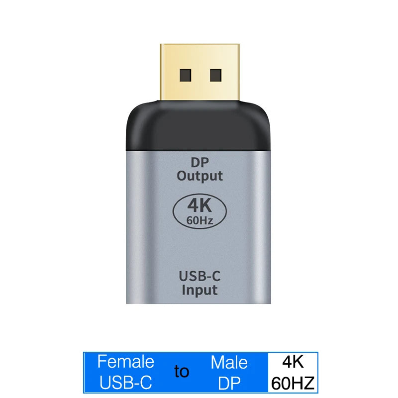 USB C To HDMI Adapter 4K 8K 60HZ Cable USB Type-C to DP miniDP 1.4 Converter VGA HDTV Displayport Adapter for MacBook M2 M3 Air