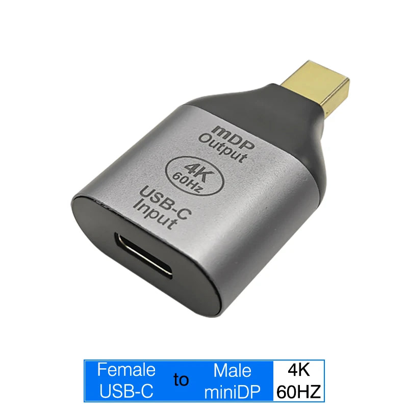 USB C To HDMI Adapter 4K 8K 60HZ Cable USB Type-C to DP miniDP 1.4 Converter VGA HDTV Displayport Adapter for MacBook M2 M3 Air