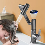 Digital Display LED Basin Faucet | 360 Rotation & Multi-Function