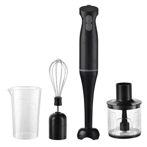 Quality Handheld Food Home Kitchen Appliances 3 in 1 Cup Whisk Chopper Electric High Speed Hand Mixer Stick Blender Set