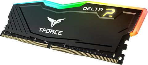 T-Force Delta RGB DDR4 16GB (2X8Gb) 3200Mhz (PC4-25600) CL16 Desktop Memory Module Ram Black - TF3D416G3200HC16CDC01