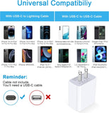 USB-C Charger for Iphone 16,20W Fast PD Charger Power Adapter,Usb C Plug Block Brick Box Compatible for Iphone 15 Pro Max/14/13/12,Airpods Pro,Macbook,Ipad Pro/Air/Mini,Samsung Galaxy S24 S23 A14 A15