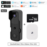 Tuya Smart Video Doorbell Wifi 1080P Video Intercom Door Bell IP Camera Two-Way Audio Works with Alexa Echo Show Google Home