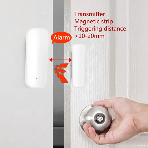 Tuya Zigbee Smart Door/Window Sensor - Solar-Powered &amp; Easy Installation