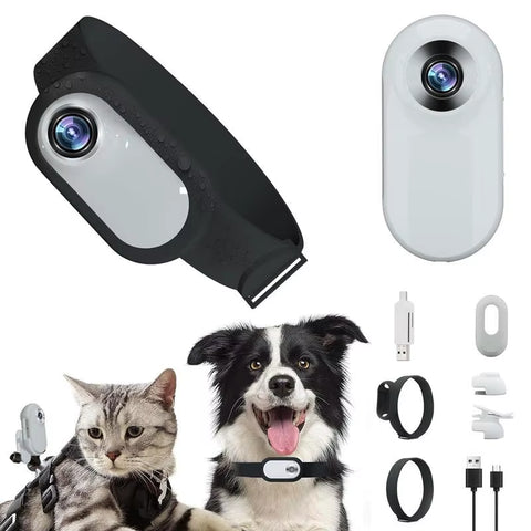 Pet Collar Camera HD 1080p – Capture Your Pet’s Adventures in Stunning Detail