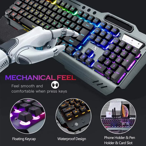 LexonElec Wireless Gaming Keyboard and Mouse Combo