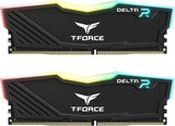 T-Force Delta RGB DDR4 16GB (2X8Gb) 3200Mhz (PC4-25600) CL16 Desktop Memory Module Ram Black - TF3D416G3200HC16CDC01