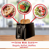 Cool Touch 2-Slice Toaster, Black