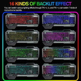 LexonElec Wireless Gaming Keyboard and Mouse Combo