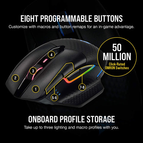 CORSAIR DARK CORE RGB PRO SE Wireless Gaming Mouse