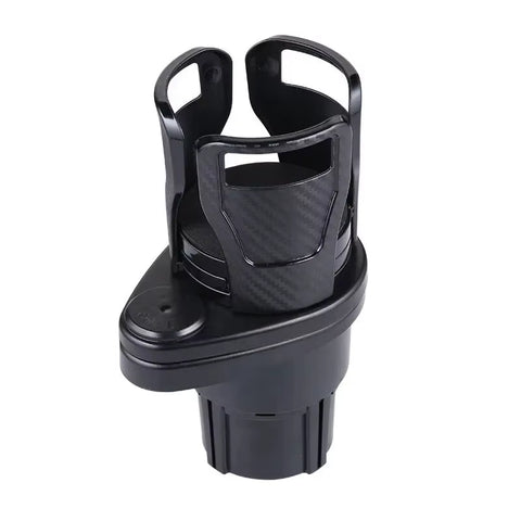 Multifunctional Car Cup Holder One to Two Double Layer Rotating Drinks Holder Vehicle Mounted Storage Rack