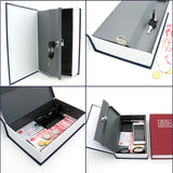 Deluxe Book Safe with Combination Lock - Secret Storage for Valuables