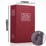 Deluxe Book Safe with Combination Lock - Secret Storage for Valuables