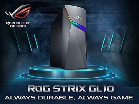 ROG Strix G10 Gaming Desktop PC, Intel Core I7, Win 11 Home, Geforce RTX 3060, 16GB DDR4 RAM, 1TB Pcie SSD