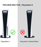 PS5 Skin Sticker Pretty Pattern Full Wrap Skin Protective Film Sticker Compatible with PS5 -- Cyberp