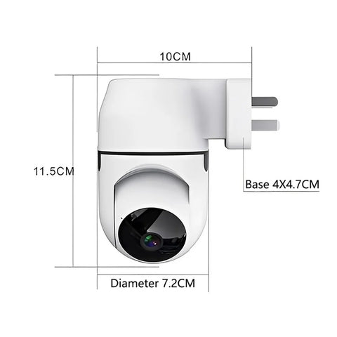 Outdoor WiFi Security Camera – Full HD 1080P with Motion Detection &amp; Auto Tracking