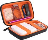 BOVKE PU Hard Travel Case for MacBook Air Pro Charger