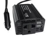 Car Power Inverter 12V 220V 150W Solar Inverter Dual USB Portable Converter for Phone Laptops Car