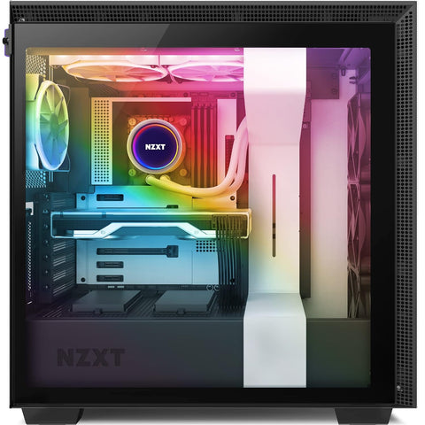 Kraken X63 RGB 280Mm - RL-KRX63-RW - AIO RGB CPU Liquid Cooler - Rotating Infinity Mirror Design - Powered by CAM V4 - RGB Connector - Aer RGB V2 140Mm Radiator Fans (2 Included) - White