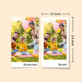 Mini 2 Retro 4PASS Portable Photo Printer (2.1X3.4 Inches) Initial 8 Sheets + 60 Sheets Bundle, White