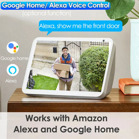 TUYA Video Doorbell Camera P2P Wifi Video Door Phone Intercom 1080P Two-Way Audio Smart Door Bell Google Home Alexa Doorbell