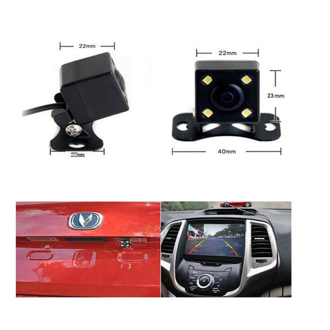 Car Rear View Camera Universal Backup Parking Camera 4/12 LED 8IR Night Vision Waterproof 170 Wide Angle HD Color Image