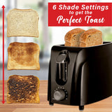 Cool Touch 2-Slice Toaster, Black