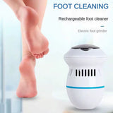 Electric Foot Grinder with Automatic Vacuum USB Rechargeable Two-Speed Adjustment and 6 Grinding Heads Callus Dead Skin Removal