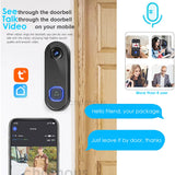 TUYA Video Doorbell Camera P2P Wifi Video Door Phone Intercom 1080P Two-Way Audio Smart Door Bell Google Home Alexa Doorbell