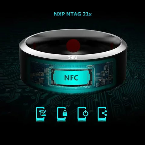 Fashion NFC Smart Ring | Analog Access Card Tag