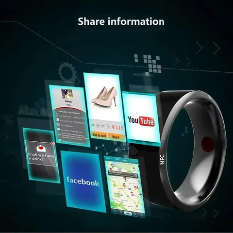 Fashion NFC Smart Ring | Analog Access Card Tag