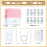 SLOK Thermal Mini Printer – Portable Inkless Bluetooth Sticker Maker