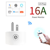 Wifi Smart Plug Sockets | 16A EU Smart WiFi Plug