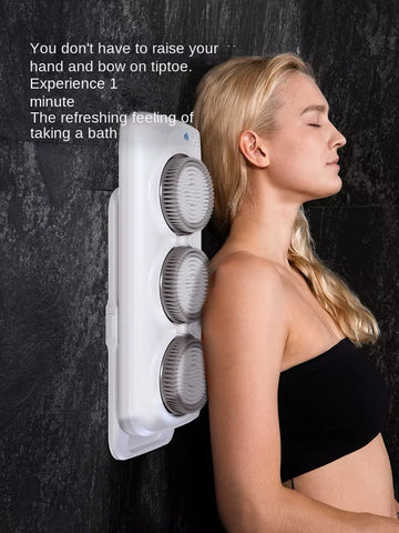 220V Electric Bath Brushes Wall-Mounted Bath Machine Electric Brush Automatic Back Rubbing Machine Personal Care Appliances