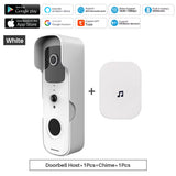 Tuya Smart Video Doorbell Wifi 1080P Video Intercom Door Bell IP Camera Two-Way Audio Works with Alexa Echo Show Google Home