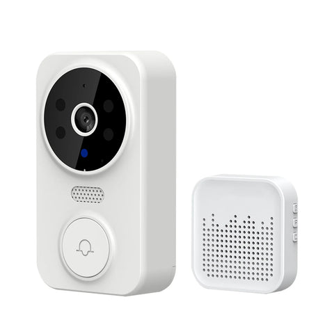 Doorbell Camera Wireless with Chime, Video Doorbell,Smart Wireless Remote Video Doorbell Intelligent Visual Doorbell Home Intercom HD Night Vision Wifi Rechargeable Security Door Doorbell