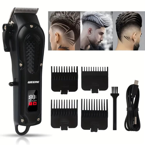 Barbershop Special Electric Hairdresser Silent Metal Body Fast Charging Cordless Set Home Personal Care Small Appliances Shave