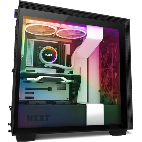 Kraken X63 RGB 280Mm - RL-KRX63-RW - AIO RGB CPU Liquid Cooler - Rotating Infinity Mirror Design - Powered by CAM V4 - RGB Connector - Aer RGB V2 140Mm Radiator Fans (2 Included) - White