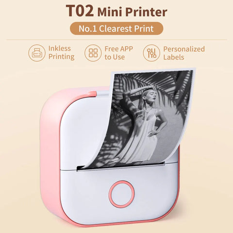 Phomemo T02 Mini Inkless Pocket Printer