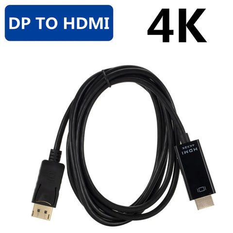 1080P 1.8M DP TO HDMI cable Adapter DP TO VGA cable Adapter DP TO DVI Adapter DP TO DP cable Adapter for PC Laptop HD Projector