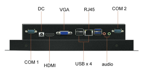 12" 10" 15 Inch Industrial Tablet Panel PC Desktop Computer Resistive Touch Core i3 Win XP/7/10 System USB SSD WiFi Mini PC