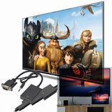 Full HD 1080P VGA to HDMI-compatible Converter Adapter Cable With Audio Output VGA HD Adapter for PC laptop to HDTV Projector