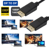 1080P 1.8M DP TO HDMI cable Adapter DP TO VGA cable Adapter DP TO DVI Adapter DP TO DP cable Adapter for PC Laptop HD Projector