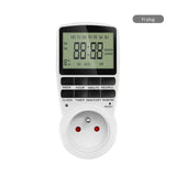 Electronic Digital Timer Switch EU FR BR Plug Kitchen Timers 230V 7 Day12/24 Hour Programmable Control Timing Socket Outlet