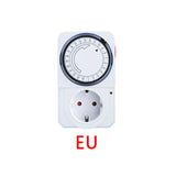 24 Hour Cyclic Timer Switch Kitchen Timer Outlet Loop Universal Timing Socket Mechanical Timer 230VAC 3500W 16A UK EU CN US Plug