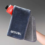 40X40CM 800 GSM High-end Clean double surface Coral Fleece Microfiber Towel   Hemming Car Care Cloth Detailing Car Wash Towel