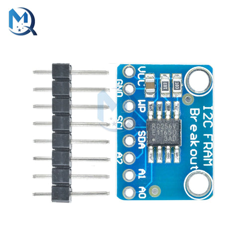 FRAM Breakout Board Memory MB85RC256V IC I2C Non-Volatile 2.7-5.5V For IoT Sensor Portable Wearable iot Device