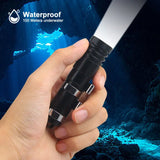 XP-E R3 LED Mini Diving Flashlight 100 Meters Underwater Lantern Professional Waterproof IPX8 Diver Torch With Diving Mask Clip