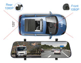 4G 10" Car Rear View Mirror Android HD 1080P Video Recorder Dash cam Dual Lens Auto Registrar dashboard camera Car DVR GPS ADAS